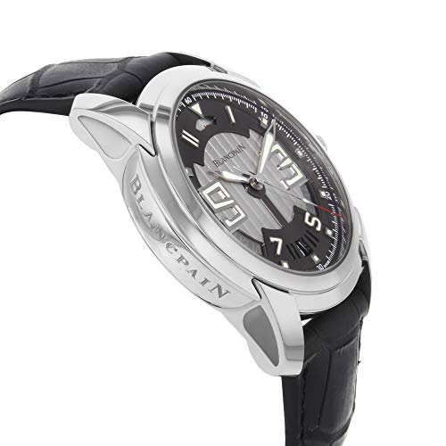 Blancpain L-Evolution Black Dial Stainless Steel Black Alligator Leather Mens Watch 8805-1134-53B4
