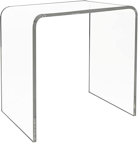 Miniatura 7 de TPZLRN Mesa auxiliar de acrílico mesa auxiliar de acrílico transparente para sala de estar y dormitorio