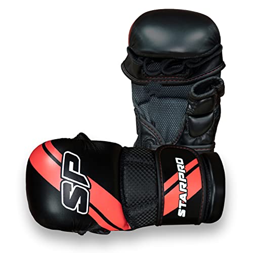 Starpro Lightweight MMA Gloves for Men & Women - Durable Training Gloves for Sparring Grappling & Bag Work - Image 4