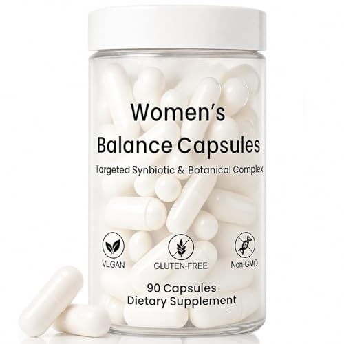 Gut Health Capsules Feminine Balance Vegan Gluten-Free Non-GMO 90