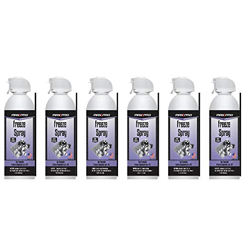 Max Professional 7777 Blow Off Freeze Spray Electronic Component Cooler (10 oz, 6-Pack) (6 Items)