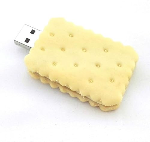 Aneew 64GB Pendrive Soda Biscuit Food Model USB Flash Drive Memory Stick
