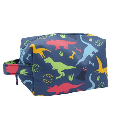 PONETTE - Neceser Infantil, Niño, Niña, Juvenil, Divertido, Bolsa de Aseo, Neceser Viaje, Estuche, Marca Española (Marino Multicolor)