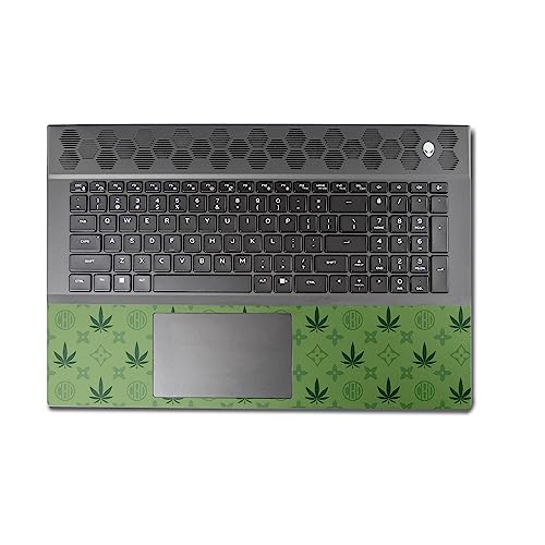 Image of MightySkins Skin Compatible With Alienware M18 R1 (2023) Full Wrap Kit - CBD Green | Protective, Durable, and Unique Vinyl Decal wrap cover | Easy To Apply, Remove, and Change Styles | Made in the USA