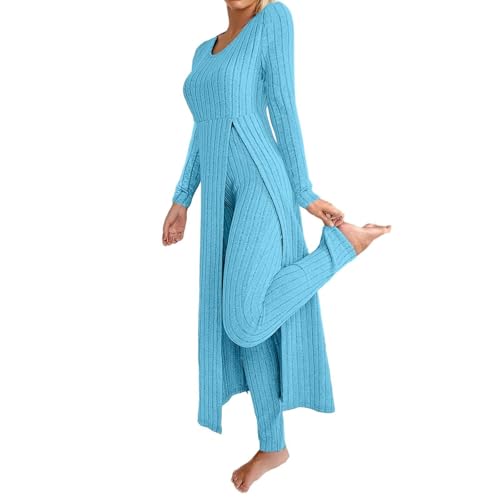 Design raffinato con scollo rotondo e maniche lunghe che offre comfort e stile senza tempo