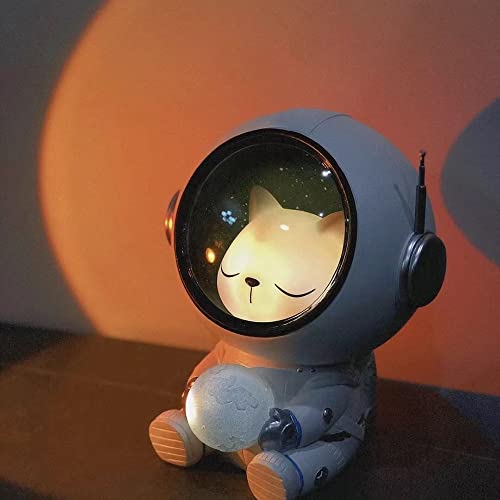 Lámpara de noche para niños diseño astronauta adorable miniatura 5