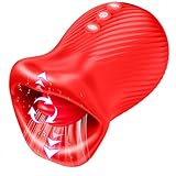 Sexspielzeug für die Paare Vibratorin Zungenleckvibration für Frauen & 8 Leckklitoris-Stimulatoren für Sie & 10 Vibratoren Sex Toy, Klitoris Nippelvibratoren für Vibratorensets für Frau Massagestab