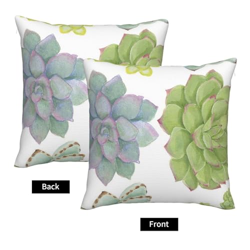 Housses de coussin cactus imitation lin de qualité supérieure pour fauteuil - 4