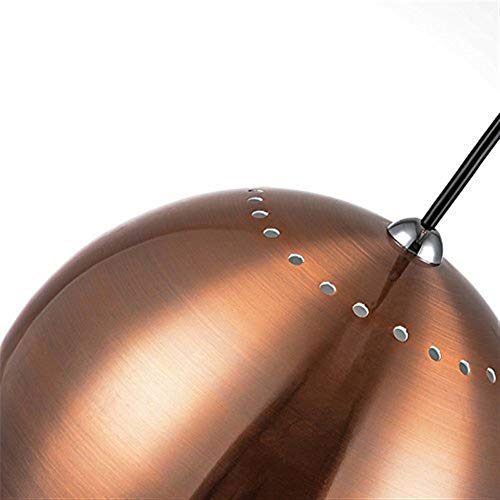 Lustre boule en métal de suspension au design industriel raffiné
