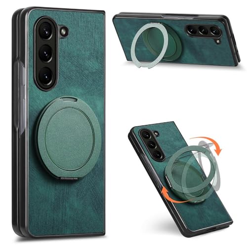 Coque Samsung Galaxy Z Fold 4 antichoc anneau silicone vert