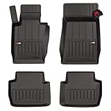 Material resistente - Conserva su elasticidad y resistencia desde -50 grados C hasta +110 grados C. Las alfombras de coche también son resistentes a los productos químicos, a los rayos UV y a la abrasión.