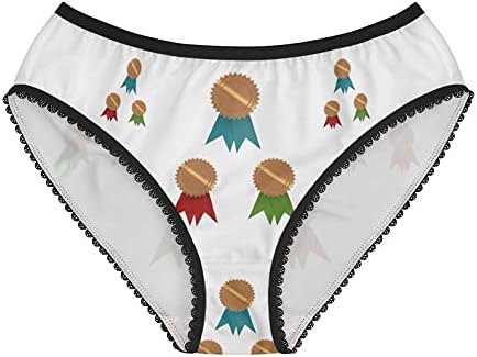 Three Blank Seals With Ribbon Panties, Underwear, Briefs, Cotton Briefs, Panties For Women
