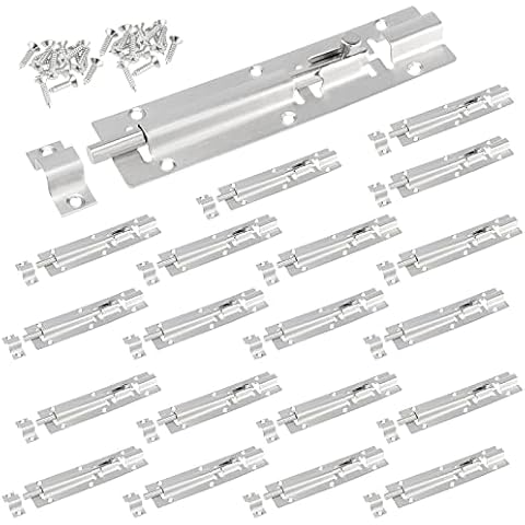 MAHIONG 20 PCS 6 Inch Slide Door Latch Lock Cover