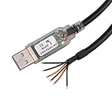 cable comunicacion rs232 Cable USB 2.0 transparente a 6 cables. 24 AWG. Cable estándar de alta calidad