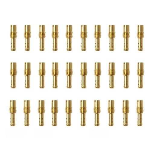 30 Conteggio Jet con 8 fori di spurgo compatibili con - VM TM TMX VM22 210 AX100 EN GN TZR TM TMS Carburatori MOTORCYCLE PARTI(10-60 (30pcs))