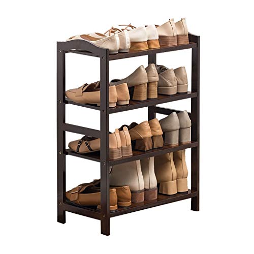 Zapatero Organizador de Zapatos Zapatero Hogar Multi-Capa zapato Gabinete de almacenamiento sencilla portada sólido zapato de madera Soportes Organizador prueba de polvo estante del gabinete Estante Z Cover