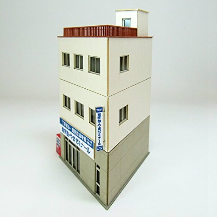 Amazon | さんけい 1/150 なつかしのジオラマシリーズ 鋭角ビルB