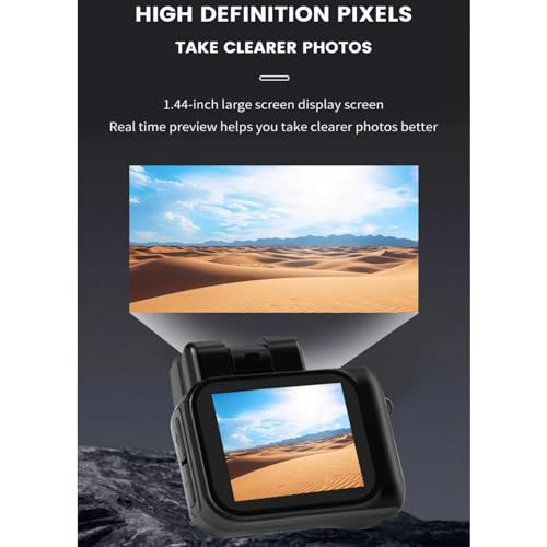 Filmadora Com Câmera de Vídeo UHD 4k Pequena, Tela Sensível Ao Toque de 2 Polegadas, Suporte para Ca