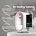 3D Digital Skin Analyzer Detector, AI Smart Facial Skin Analysis Machine,12 Spectral Facial Moisture Analyzer for Beauty Salon Healthy Skin Care,Pink
