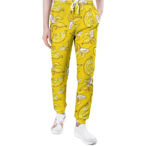 Amazon.com: Banana Print Sweatpants for Men Jogger Sweatpants  