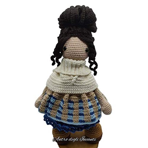 Antro degli Incanti Amigurumi Doll Ronda - Muñeca crochet hecha a mano