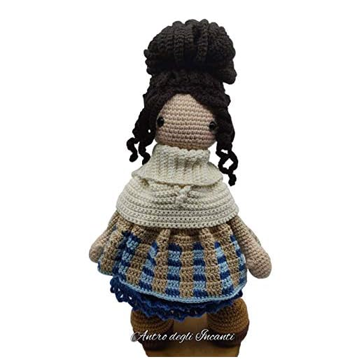 Antro degli Incanti Amigurumi Doll Ronda - Muñeca crochet hecha a mano