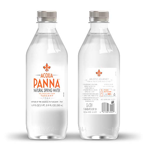 Amazon Com Acqua Panna Natural Spring Water 16 9 Fl Oz Plastic Bottles Pack Of 24 Grocery Gourmet Food