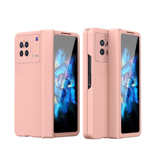 Coque Vivo X Fold de luxe, protection rigide premium couleur rose poudré