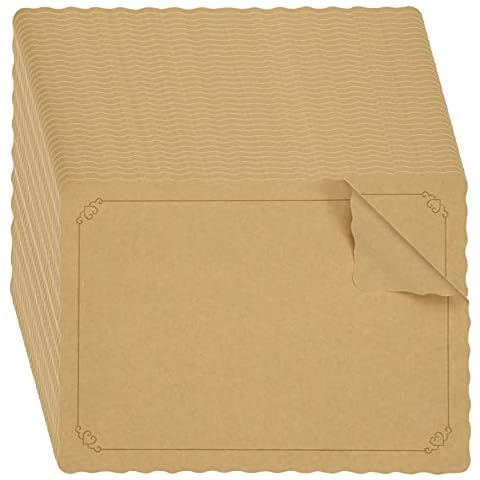 Peohud 200 Pack Disposable Kraft Paper Placemats Cover