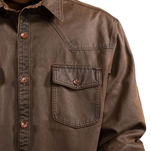 Outback Trading Company Men's Kennedy Canyonland Durable Waterproof Lightweight Casual Shirt Jacket4