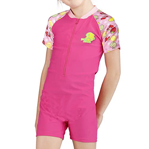 Karrack Girls One Piece Swimsuit Short Sleeve Bathing Suit Upf 50+ Sun Protection #TOP18