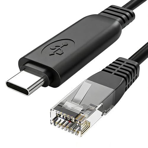 Chip de tarjeta de red integrado en adaptador USB C a RJ45 Gigabit Ethernet de 5 pies