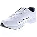 Fila Men's Memory Sportland Running Shoe, White/Fila Navy/Metallic Silver, 11 M US