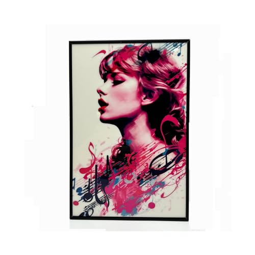Singer Poster for Bedroom, Framed, 8x12inch, Wall Decor