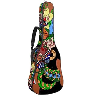 Hondank Housse de protection rembourrée pour guitare acoustique classique Motif marbre Noir, Multicolore 06, 42.9×16.9×4… - Les Beatles, Paul McCartney, John Lennon, RIngo Starr, George Harrison