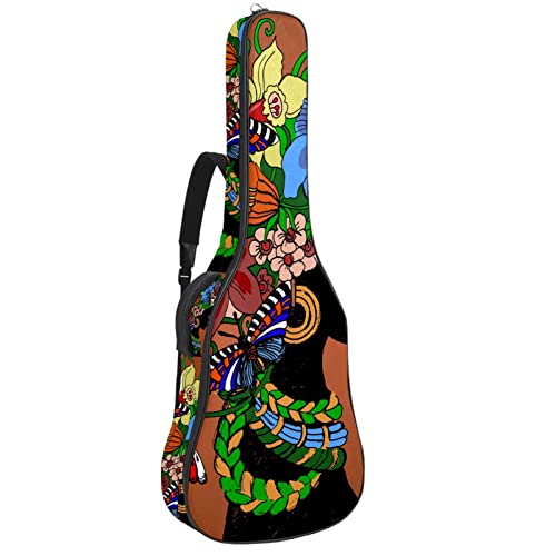 Hondank Housse de protection rembourrée pour guitare acoustique classique Motif marbre Noir, Multicolore 06, 42.9×16.9×4… - Les Beatles, Paul McCartney, John Lennon, RIngo Starr, George Harrison Hondank Housse de protection rembourrée pour guitare acoustique classique Motif marbre Noir, Multicolore 06, 42.9x16.9x4…