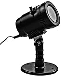 Gemtune Mini LED Light Projector with 14 Switchable Patterns for Christmas Birthday Thanksgiving Day Party Holiday Decoration