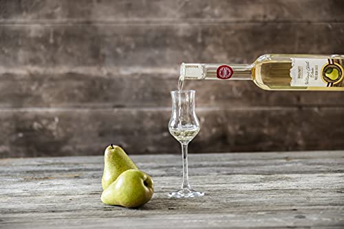 Dolomiti Alte Williamsbirne Schnaps aus dem Fass - Alte Williams-Christ-Birnen Spirituose (1 x 0.5 l) / Im Barriquefaß gereift/Echtes aus den Bergen