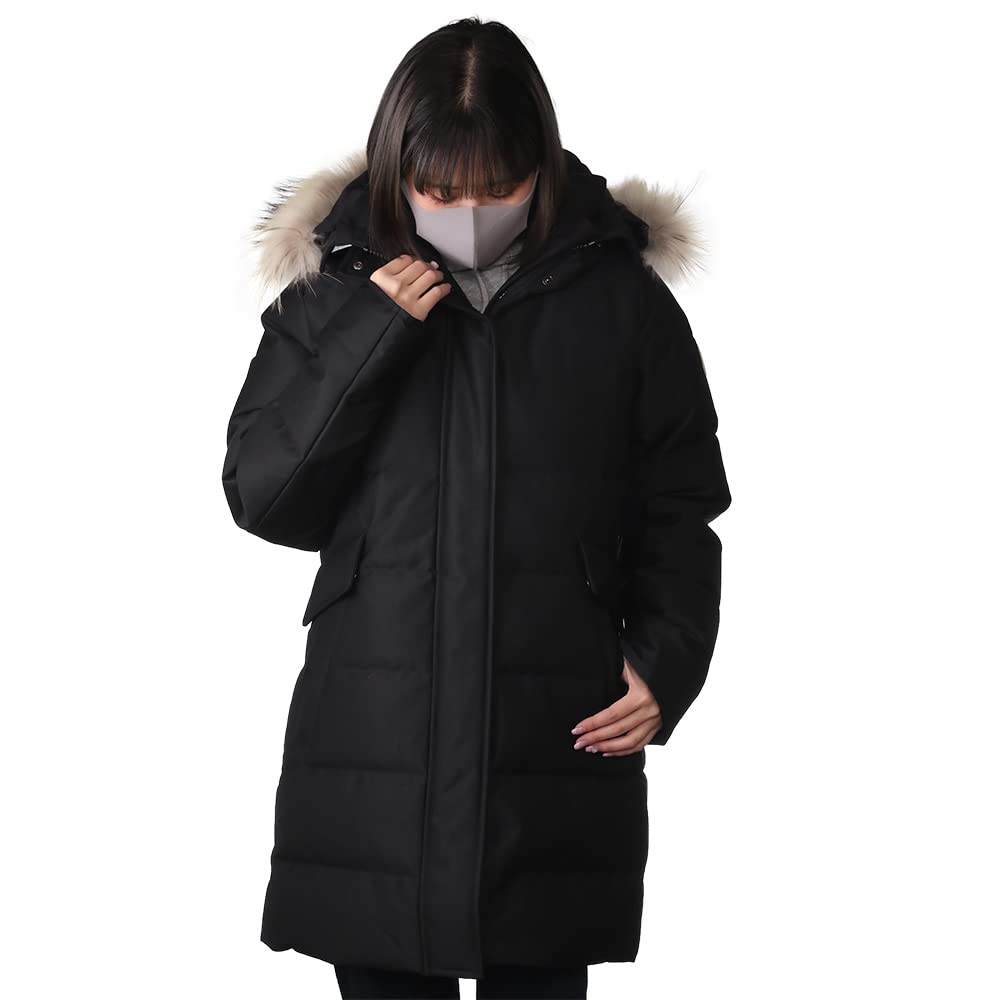 PYRENEX グルノーブル ブラック フード付きダウンジャケット FREAK'S STORE ダウンコート ダウンジャケット Pyrenex