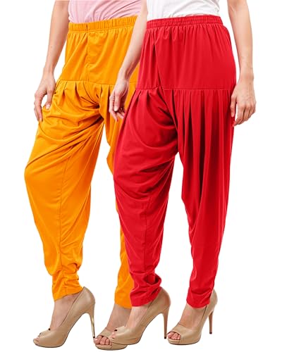 Image of Buy That Trendz Patiala Salwar for Women Relaxed Fit Viscose Patiyala Salwar Harem Bottom Pants