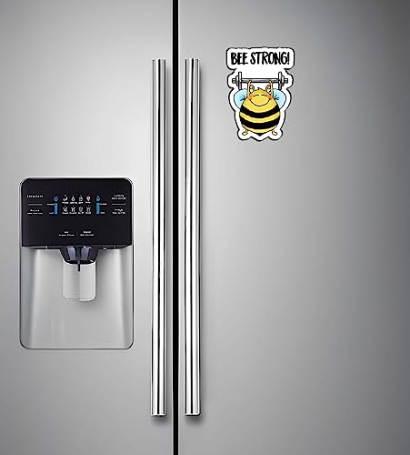 Image of Pack of 1 Wooden Bee Strong Fridge Magnet for Refrigerator Stylish Set Kitchen