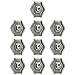 4mm Simplex Wire Rope/Cable Clamp Grips 10 PACK Zinc Plated