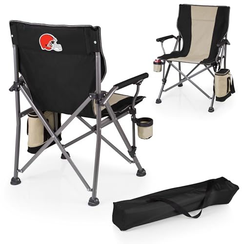 Image of Picnic TIME NFL Unisex-Adult NFL Outlander Folding Camping Chair with Cooler, Heavy Duty Beach Chair