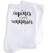 Luigi Collection Chaussettes Femme Copine Humour Message drôle. Idée Cadeau Original Amie Soeur C...