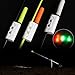 Shurhome 6Pcs Fishing Rod Tip Glow Stick LED Light Clip On Rod Tip Glow Stick Waterproofs LED Night Fishing Rod Tip Light
