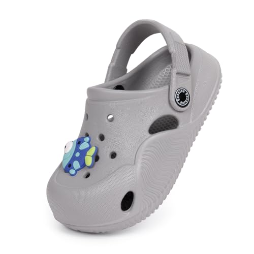 Image of Casazoe Toddler Boys Girls Cute Garden Clogs Kids Slip On Water Shoes EVA Lightweight Summer Slipper Slides Baby Comfort Sandals Children Outdoor Shower Beach Pool Play Shoes