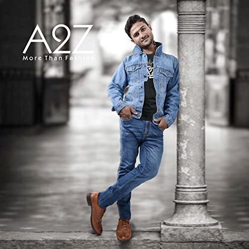 Image of A2Z Mens Jacket Fashion Denim Jacket Jeans Long Sleeves Coat Lightweight Comfortable Mens Small, Medium, Large XL XXL 3XL