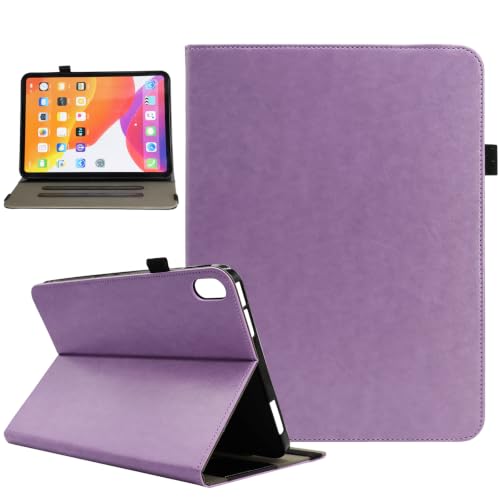 Étui iPad 11e génération 11 pouces et iPad 10e Gen en cuir synthétique violet Bbjjkkz