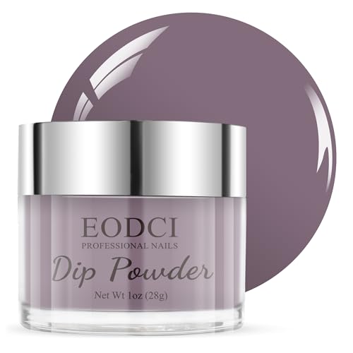 eodci 1 Oz/28g EODCI Nail Dip Powder - Brown Nude Powder Dip Nail Polish French Powder Pro Collection System Nail Art Starter Manicure Salon Odor-Free&Long-Lasting No Needed Nail Lamp Curing