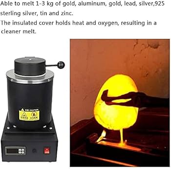 電気　デジタル溶解炉機（中古） Amazon.co.jp: 黒鉛るつぼを備えた電気デジタル溶解炉機、1150